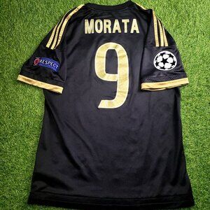 Morata Juventus 2015 2016 Third UEFA Soccer Jersey Shirt M SKU# S12849